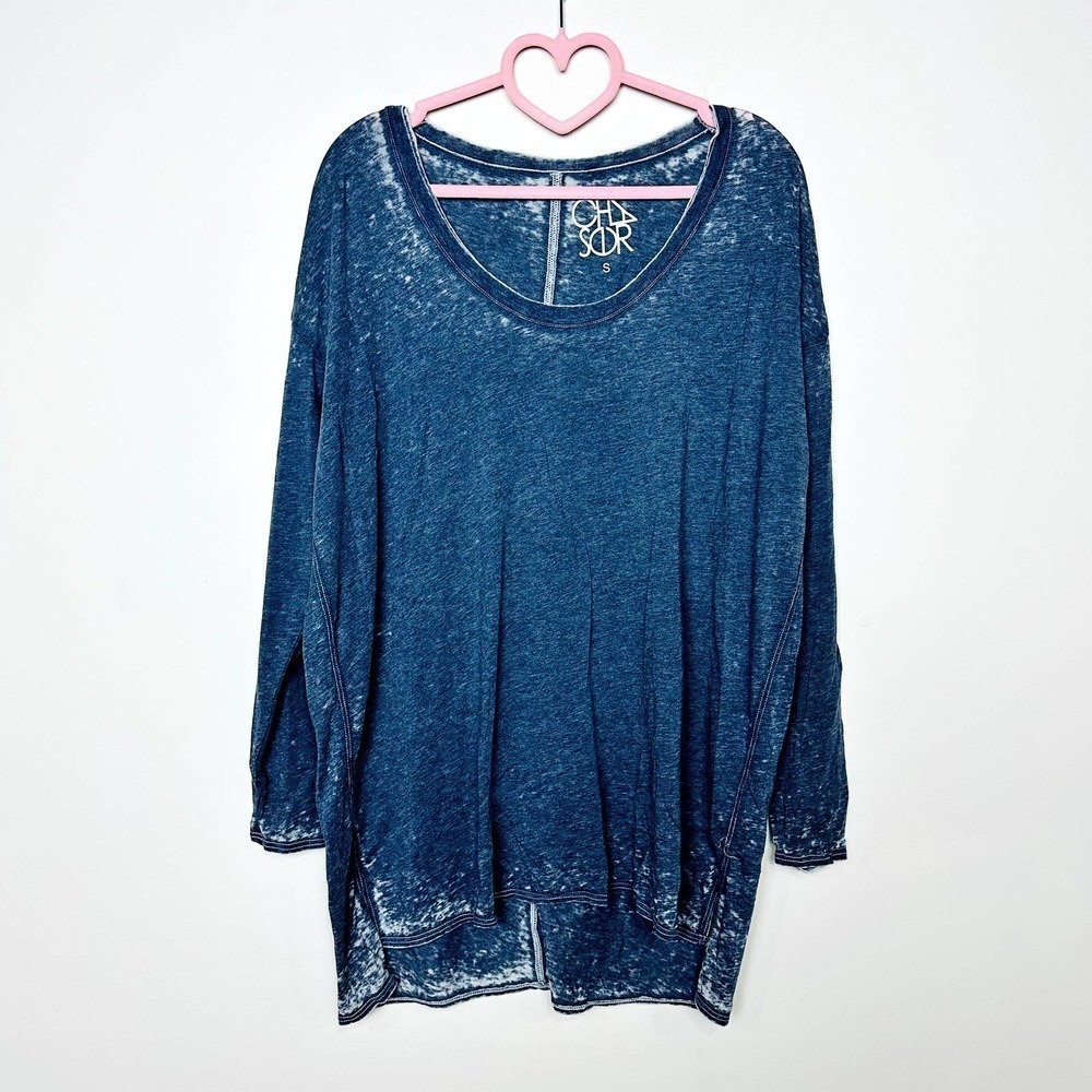 Chaser NWT Vintage Jersey Long Sleeve Boxy Tunic Tees Sailor Sz Small NEW CW5938